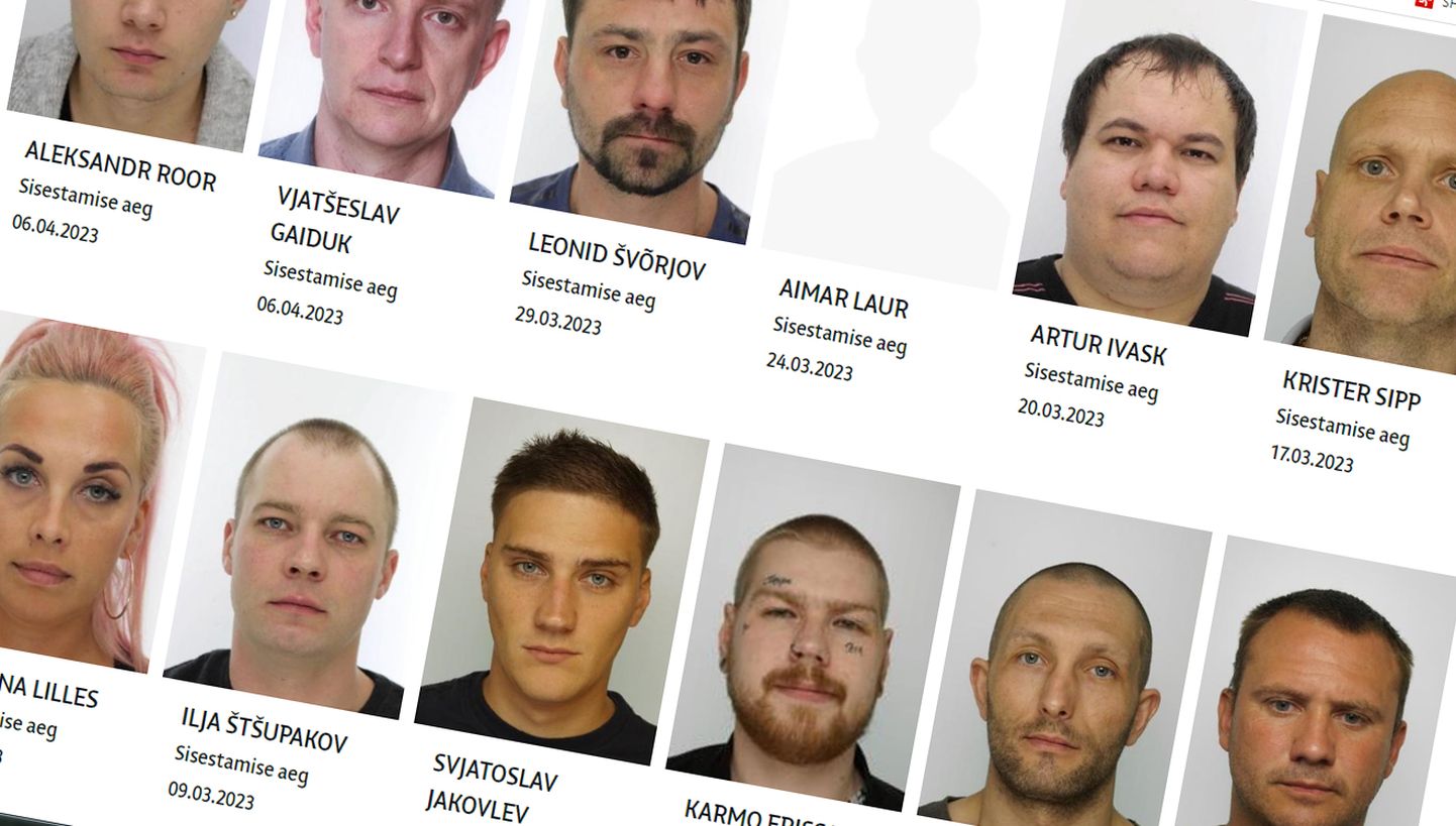 Eestis tagaotsitavate inimestega saab tutvuda veebilehel www.politsei.ee/et/tagaotsitavad-inimesed.
