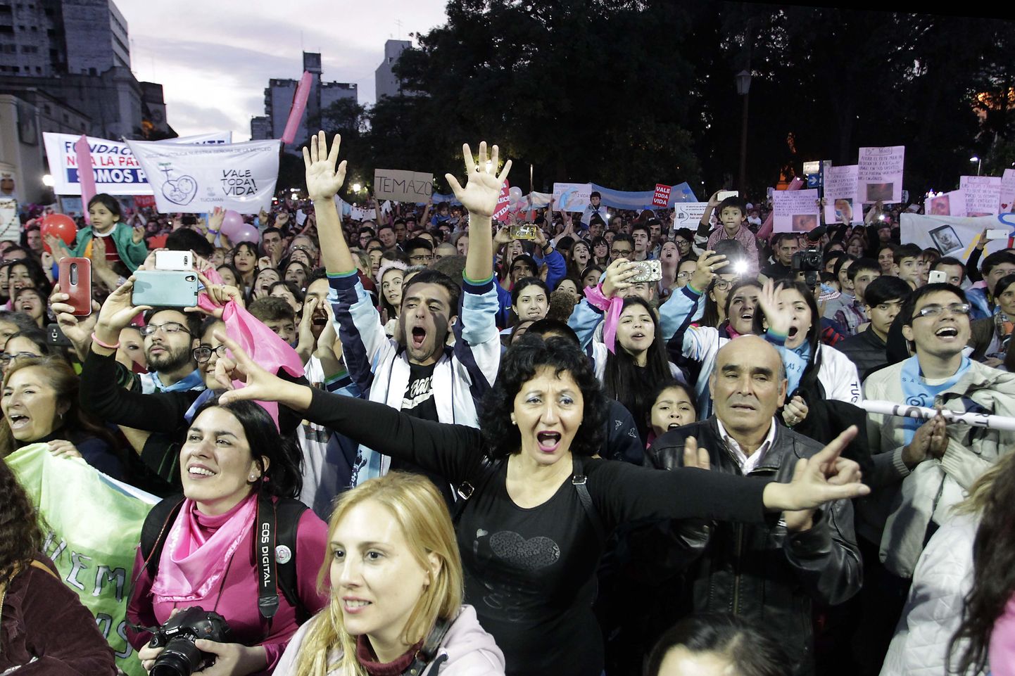 Pühapäevased protesteerijad Põhja-Argentiinas.