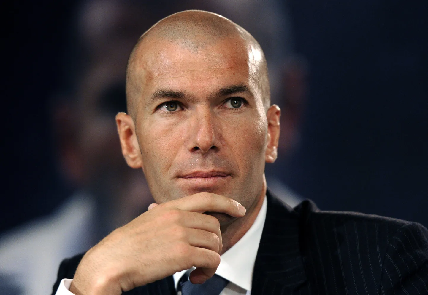 Madridi Real Castilla meeskonna peatreener Zinedine Zidane