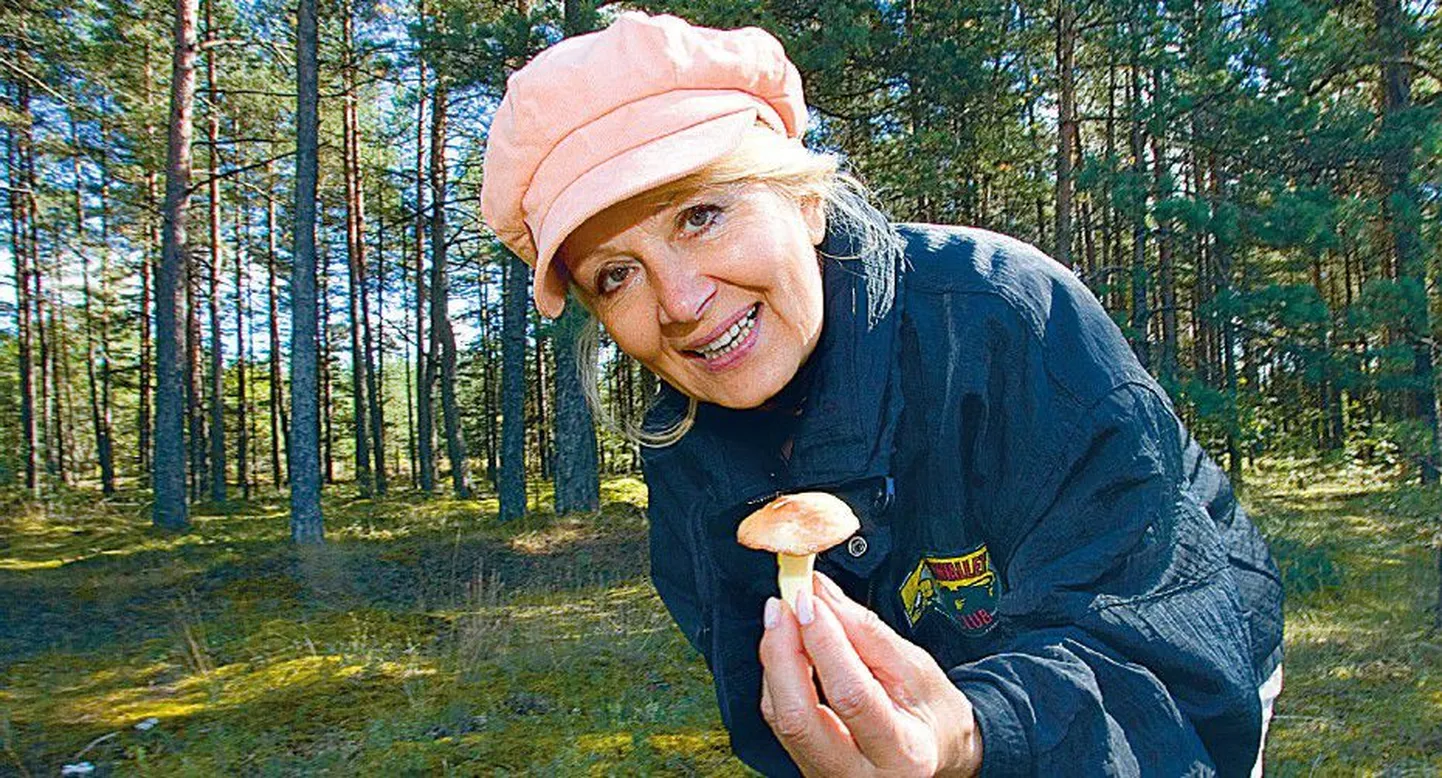 Eve Kivi ei häbene sügisel kummikuid jalga tõmmata, metsa seenele minna ja seeni siis sisse teha ja või
sees praadida.