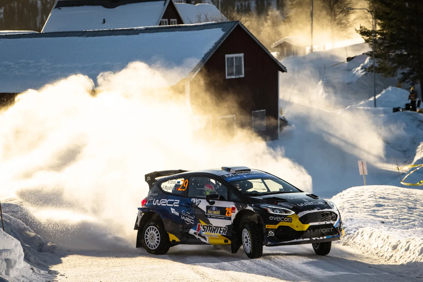 Robert virves Rootsi rallil.