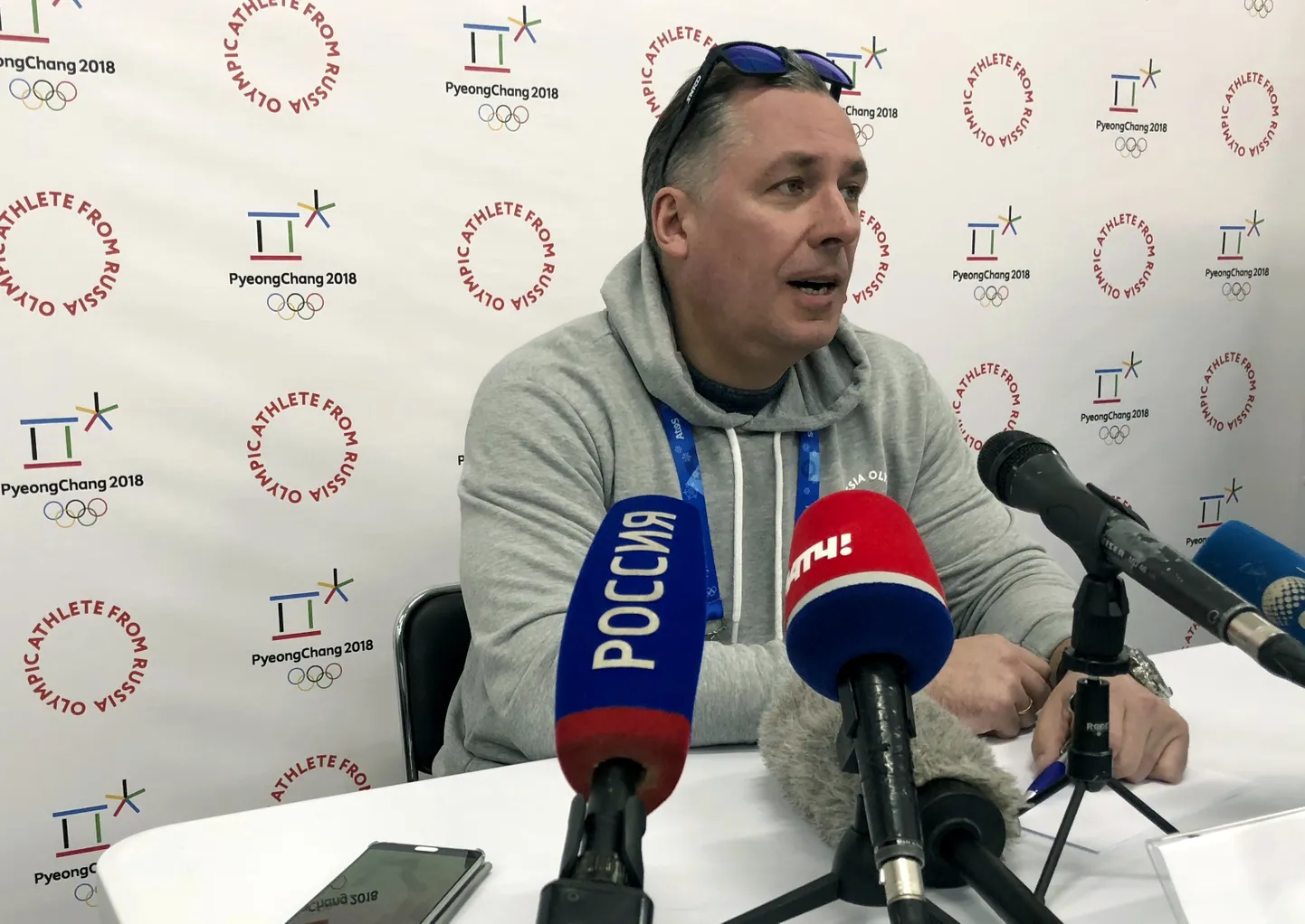 Venemaa olümpiasportlaste delegatsiooni juht Stanislav Pozdnjakov.