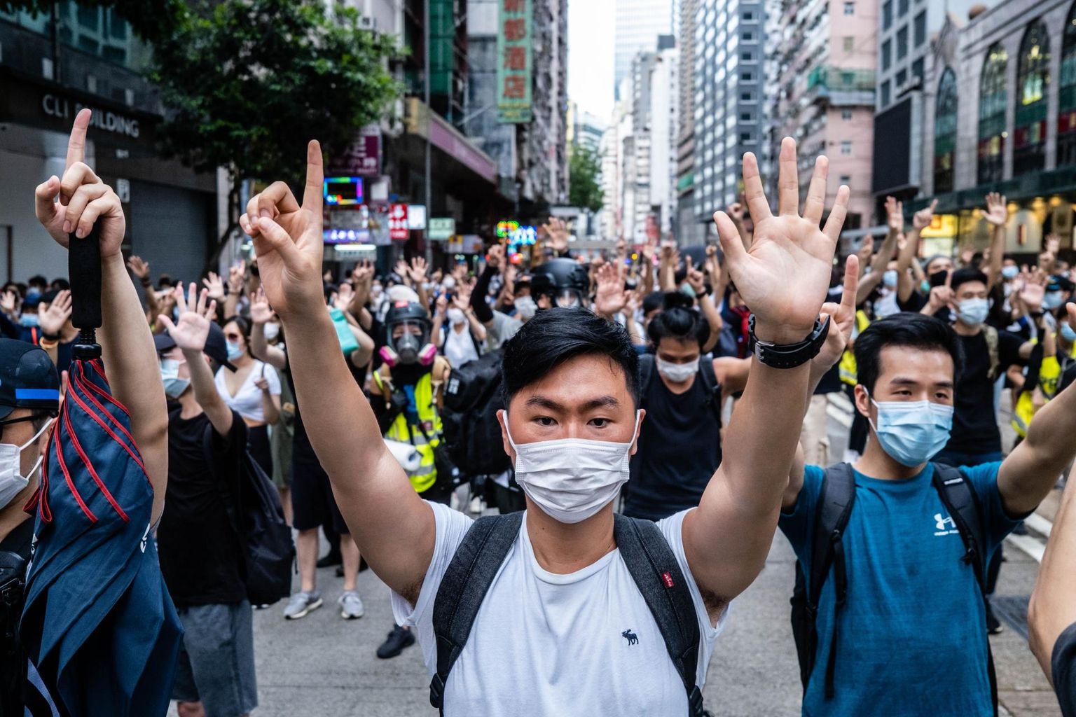 Hongkongi meeleavaldajad