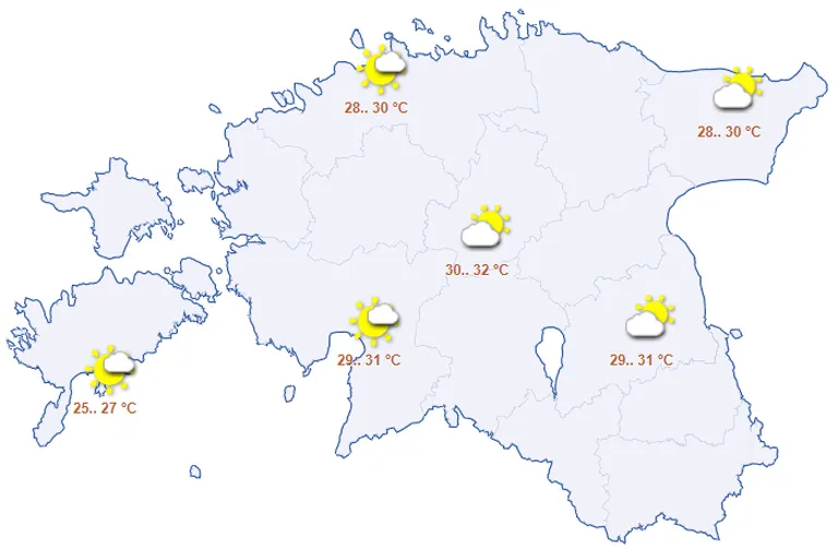 Ilm pühapäeval