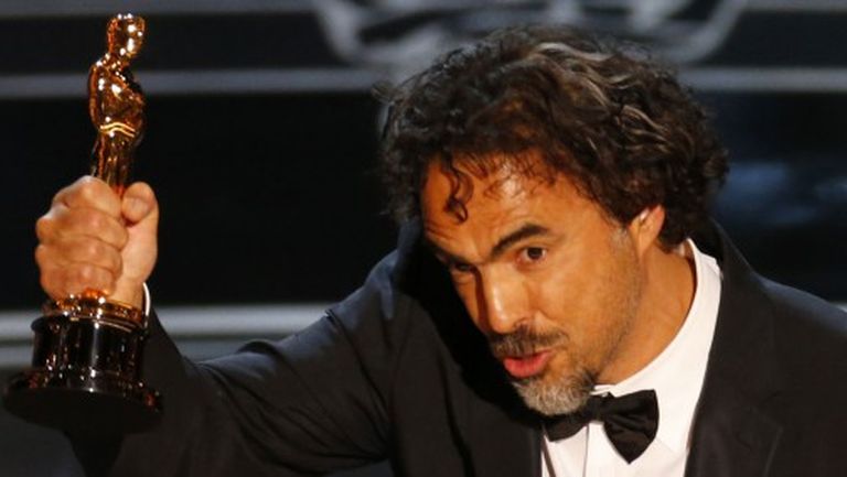 Alehandro Gonzalezs Injaritu saņem Oskaru par filmu "Birdman" (Putncilvēks") 