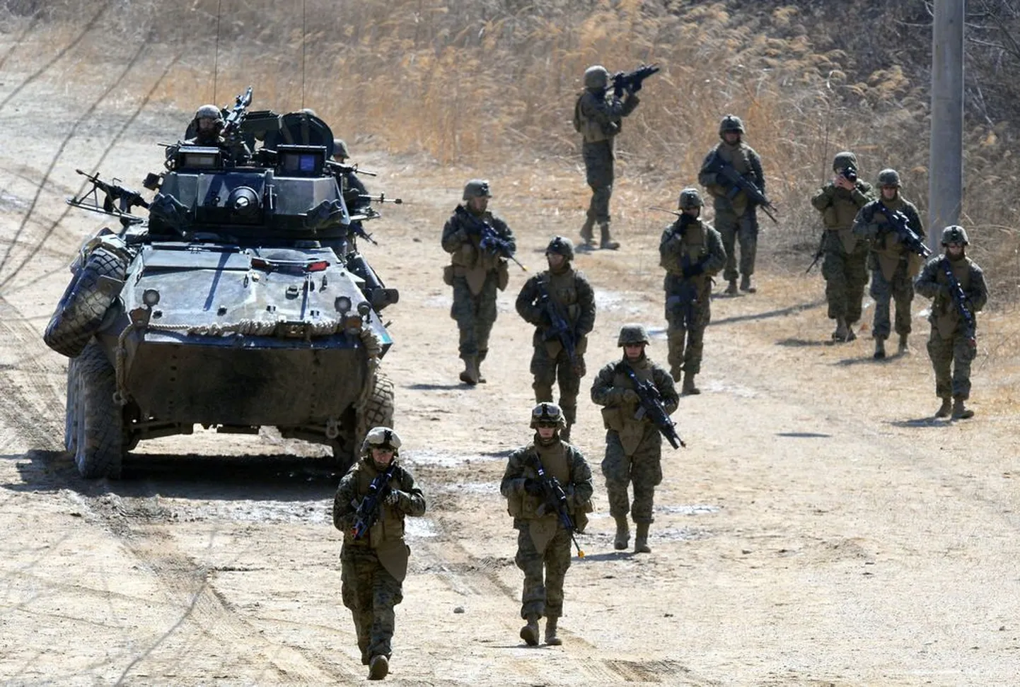 USA ja Lõuna-Korea vägede ühisõppus.