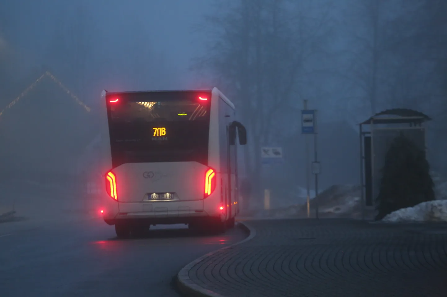 Liinibuss Võrumaal.