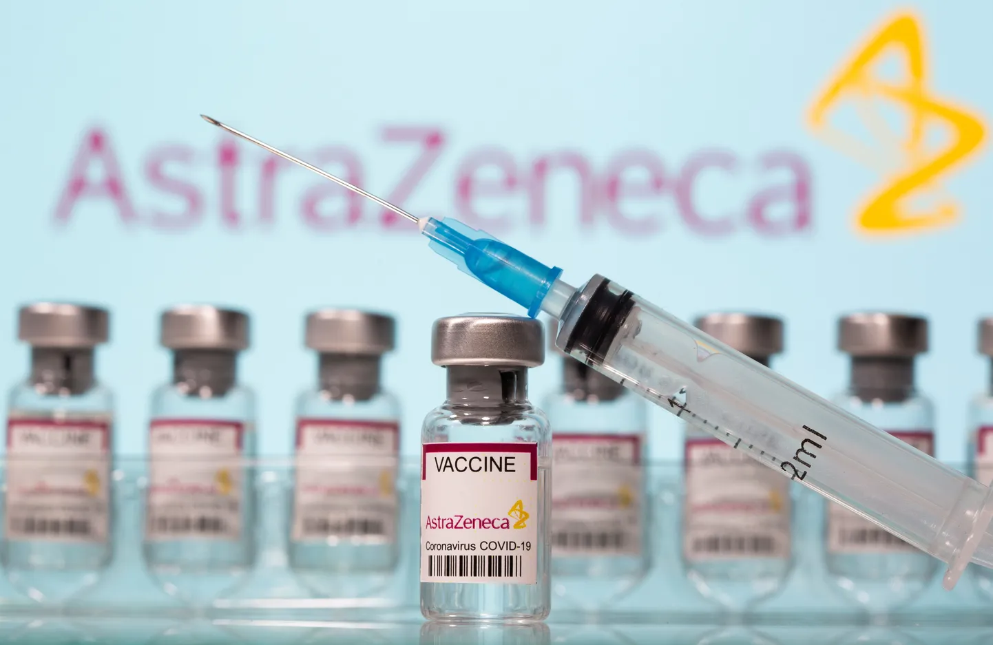 AstraZeneca COVID-19 koroonaviiruse vaktsiin.