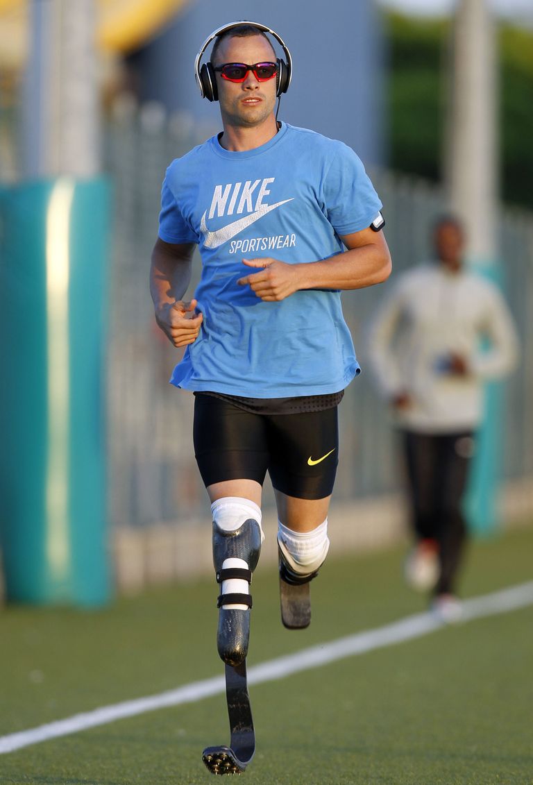 Oscar Pistorius 2012. aastal treeningul