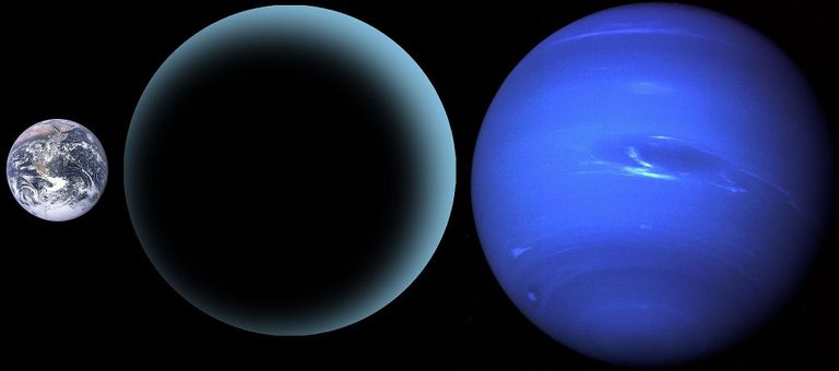 Maa, Uraan ja Neptuun. Oletatakse, et üheksas planeet võib olla Uraani või Neptuuni sarnane