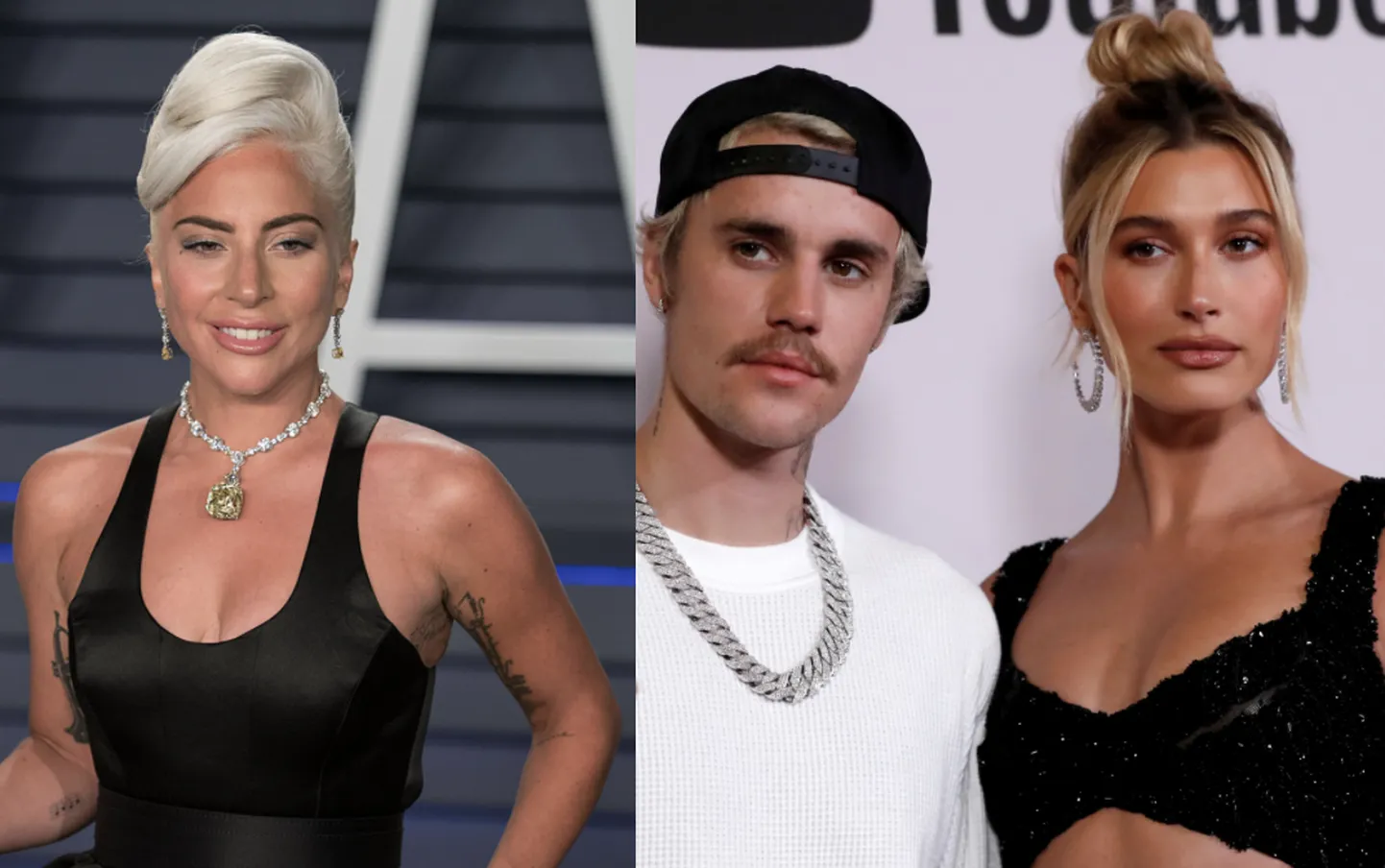 Samal ajal kui kuulsused reisivad, on kodudes püsivad tavainimesed pahased. Lady Gaga, Justin Bieber, Hailey Bieber.