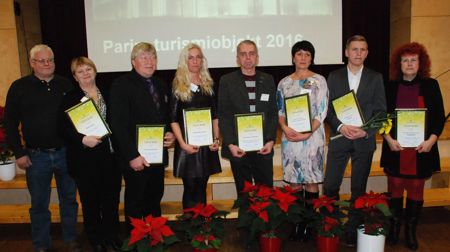 Parima turismiobjekti kategoorias olid nominentideks Ankur Hotell Jõgevamaalt, Värska Sanatoorium Põlvamaalt, Eesti Rahva Muuseum Tartumaalt, Otepää Winterplace Valgamaalt, Viljandi Maasikatuur Viljandimaalt, Ööbikuoru vaatetorn Pesapuu Võrumaalt ja EHE Setomaa tunnustuse pälvinud Toomemäe talu kodurestoran Maagõkõnõ