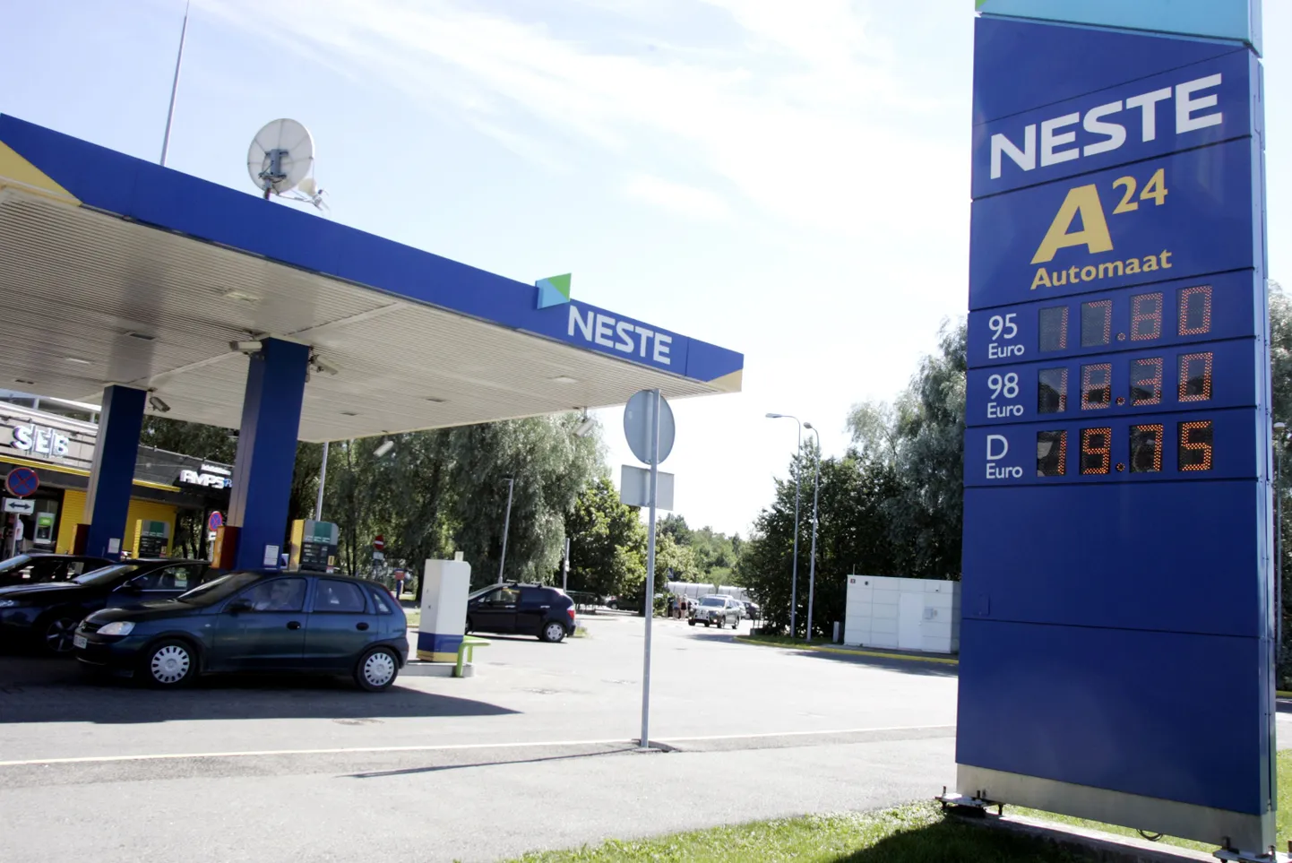 Neste tankla.