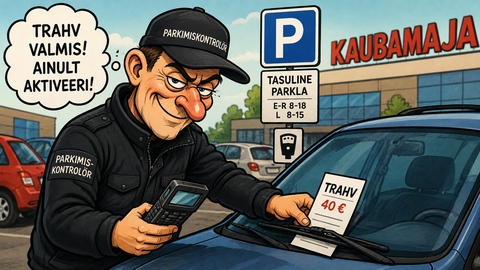 Kas kord või trahvijaht? Kuressaare kontrolör teeb parkimistrahve minutitega