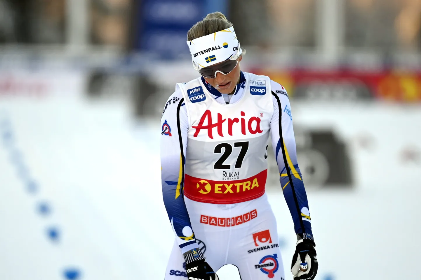 Rootsi murdmaasuusatäht Frida Karlsson.