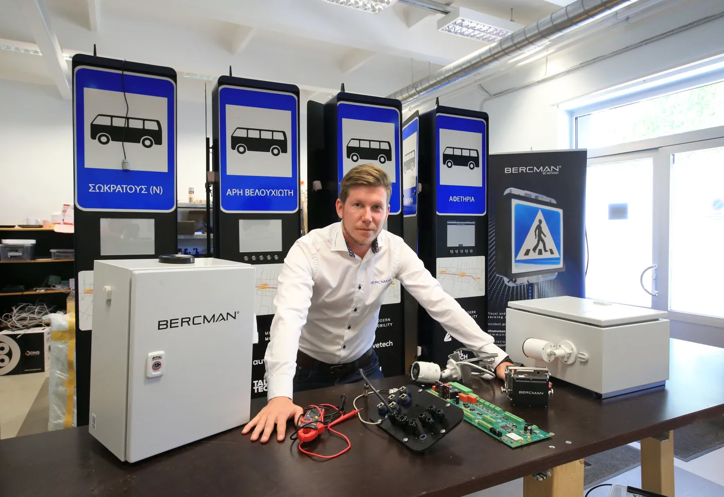 TRT03: MART SUURKASK : TARTU, EESTI, 17JUN21 - 
Pildil ASi Bercman Technologies tegevjuht Mart Suurkask ettevõtte töökojas.
ma/Foto MARGUS ANSU TARTU POSTIMEES