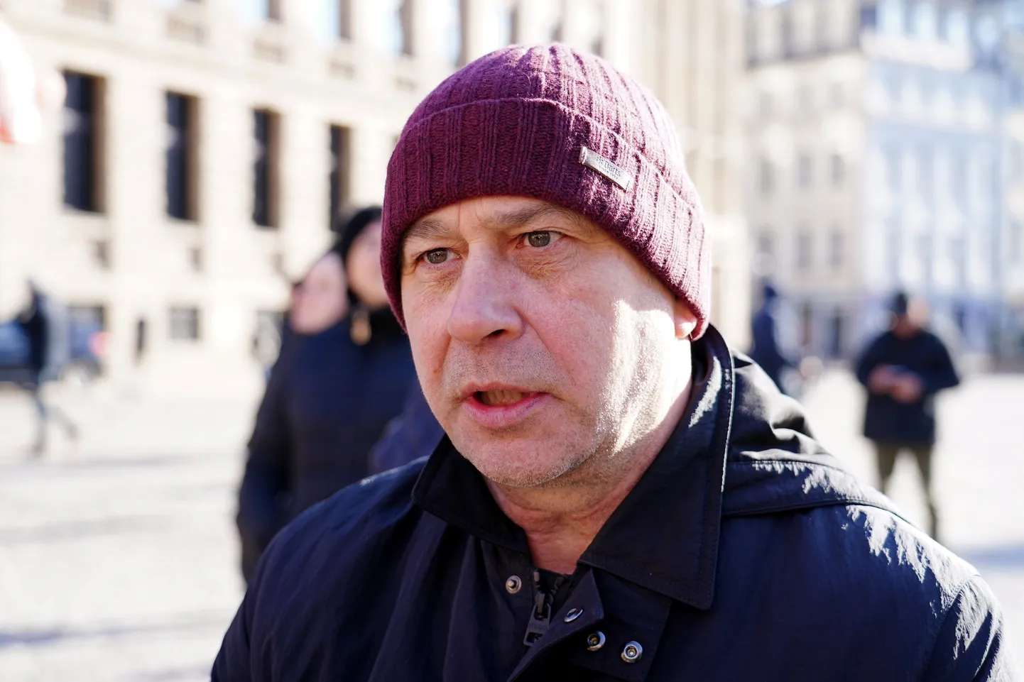 Biedrības "Zemnieku saeima" valdes priekšsēdētājs Juris Lazdiņš.