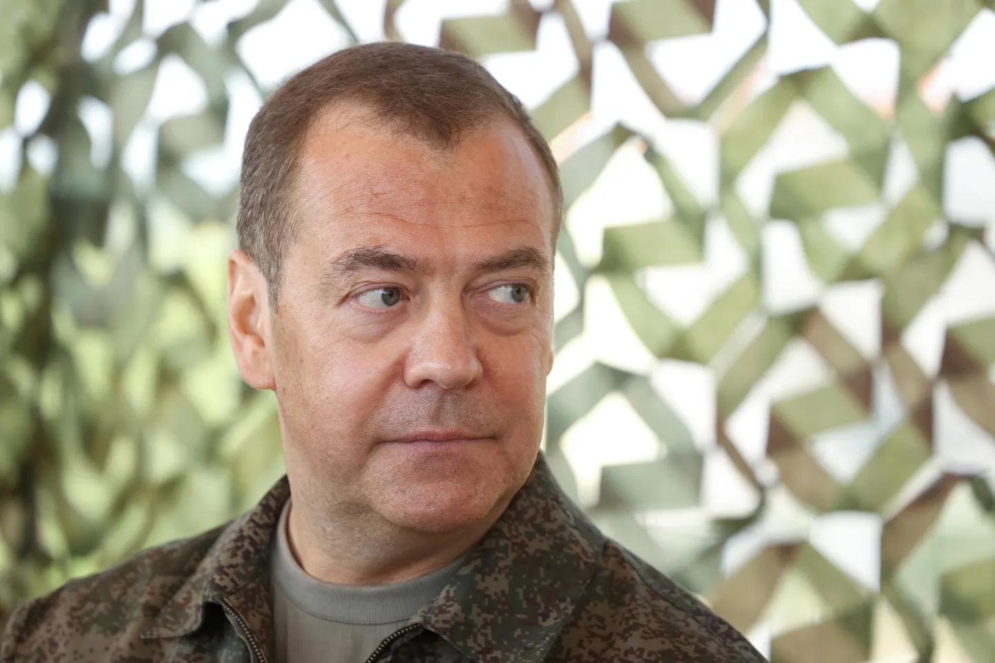 Venemaa julgeolekunõukogu aseesimees Dmitri Medvedev külastas 14. juulil 2023 Orenburgis kaitseväe treeningkeskust