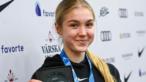 16aastane Pärnu tüdruk purustas 48 aastat püsinud Eesti rekordi mäekõrguselt