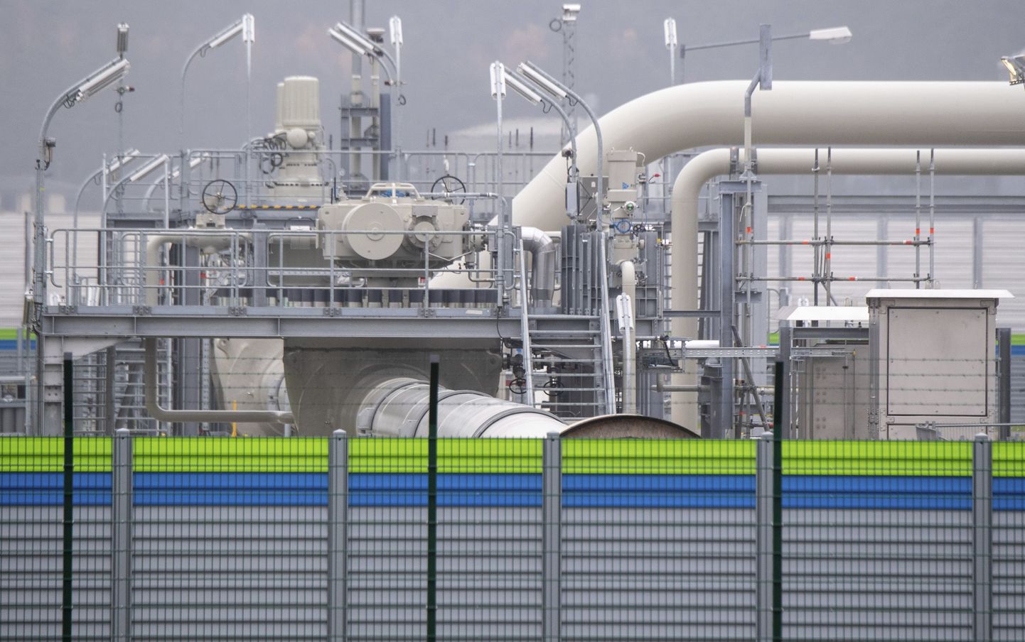 Maagaasi vastuvõtujaam Saksamaal Lubminis.
