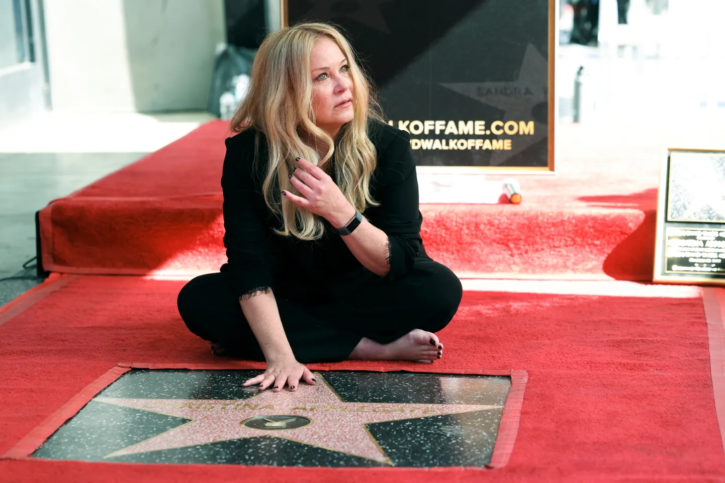2022. aastal sai Christina Applegate Hollywood Walk of Fame'i kuldse tähe.