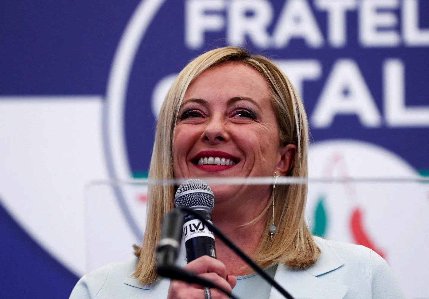 Itaalia Vendade liider Giorgia Meloni, kellest saab tõenäoliselt Itaalia uus peaminister.