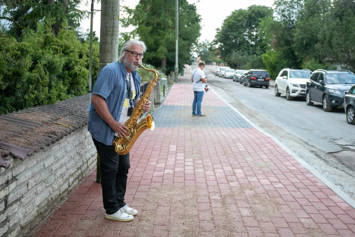 Moonaküla Muusikaakadeemia eestvedaja Peep Pihlak ja saksofon on lahutamatud.