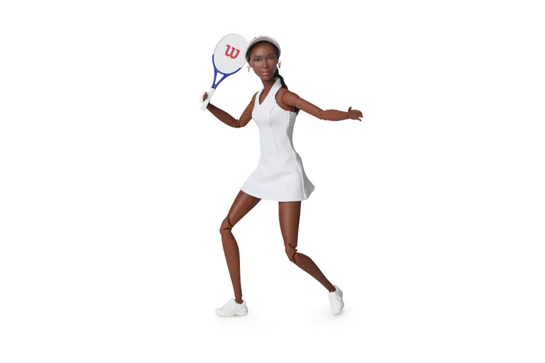 Venus Williamsile pühendatud Barbie nukk.