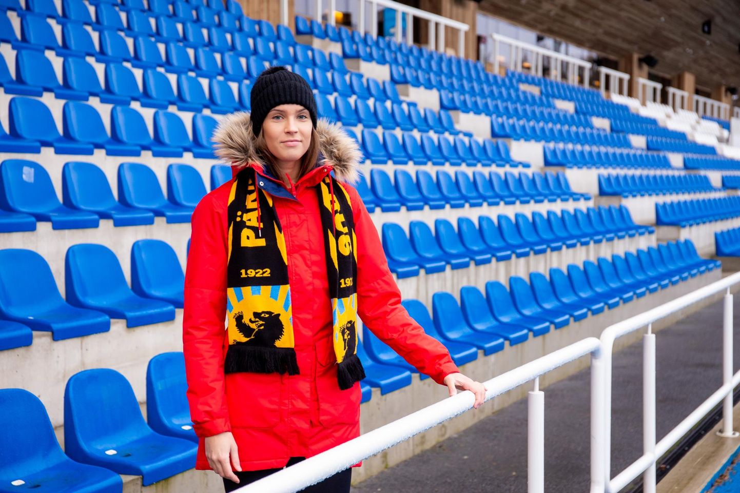 Pärnu Vapruses jaanuarist tööle asuva kogukonnajuhi Karin Lipstuhli üks põhiülesandeid on klubi kodumängudel täita tribüünid.