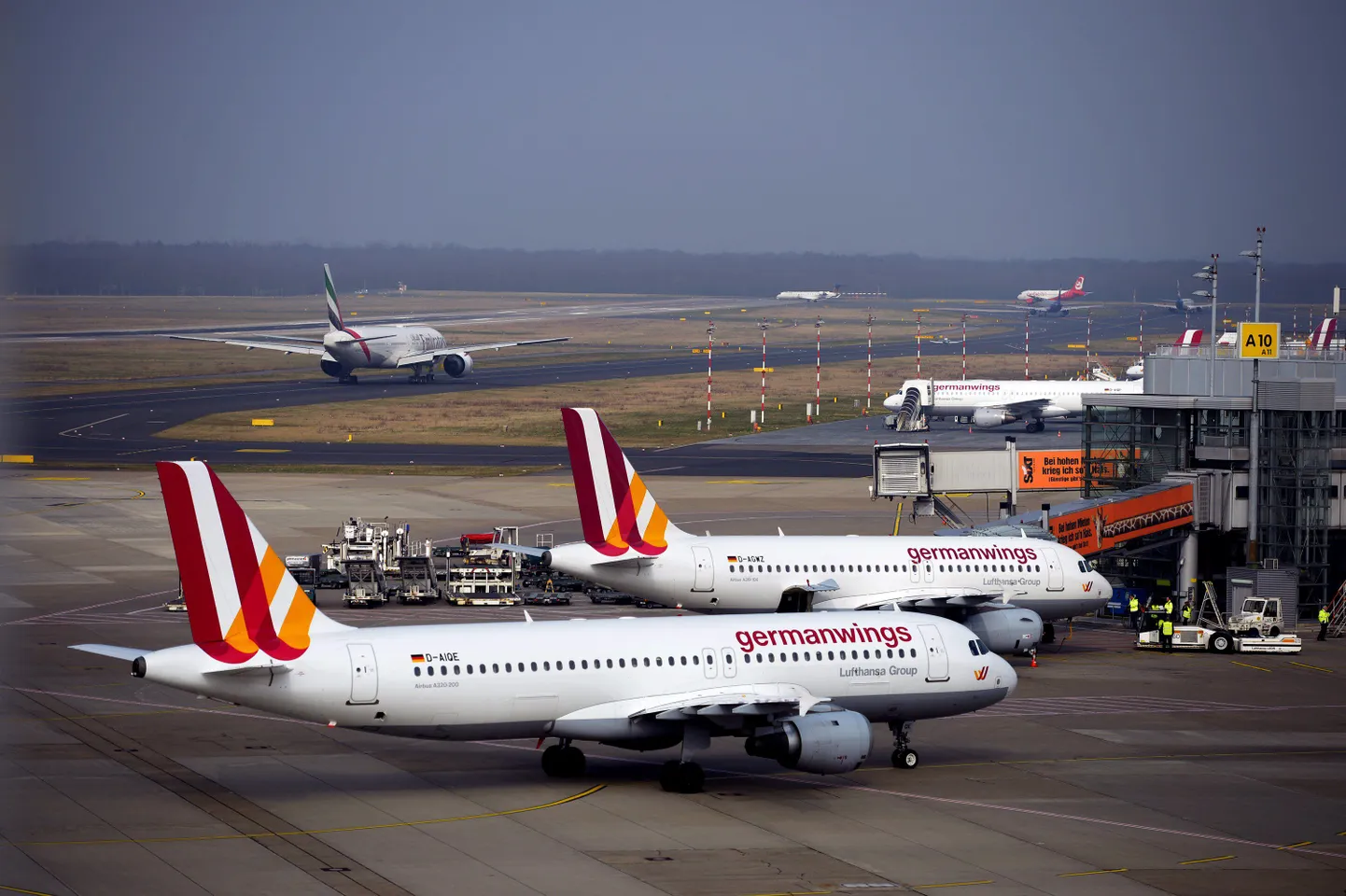 Самолеты фирмы Germanwings.