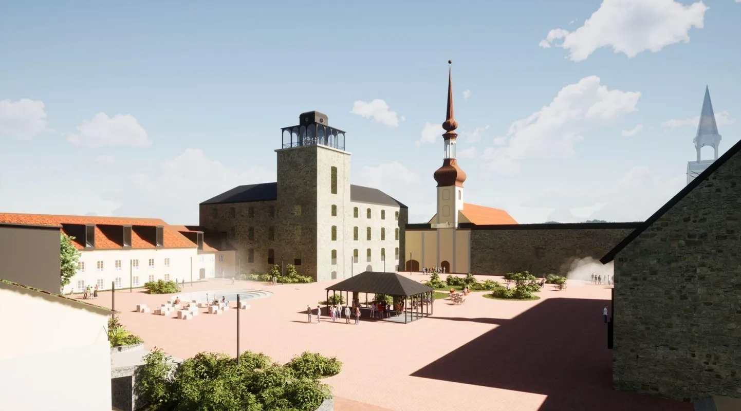 Pärast ehitustöid peaks konvendihoone torni kerkima vaateplatvorm.