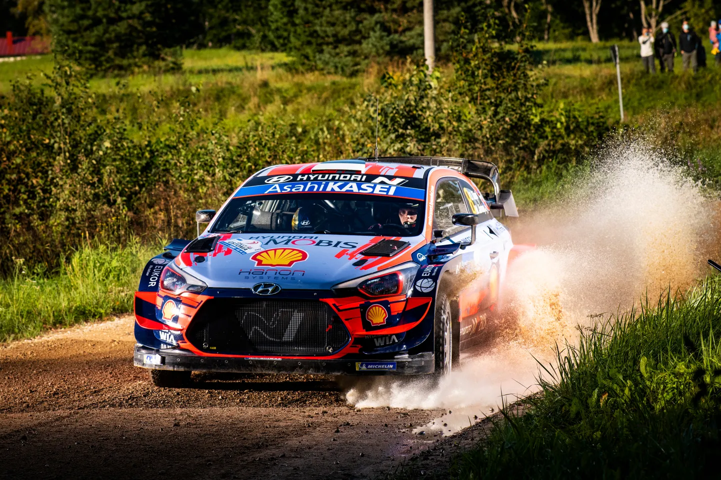 Ott Tänak ja Martin Järveoja Rally Estonial.
