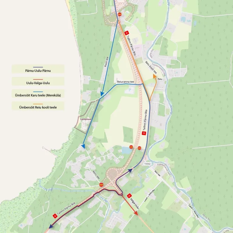 Transpordiameti kinnitatud uus liiklusskeem.