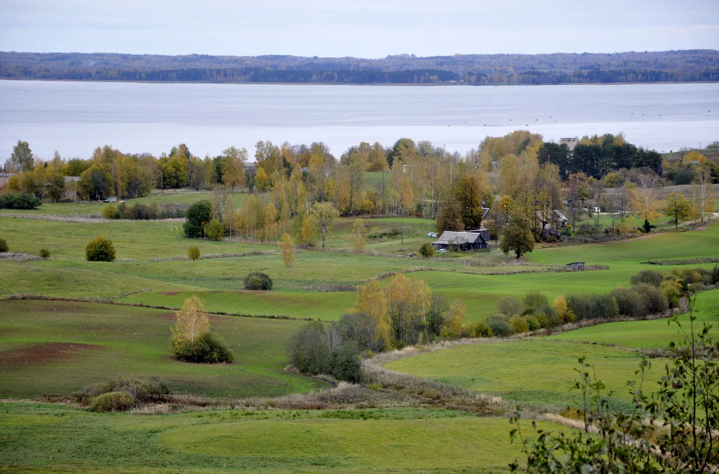 Rudens ainava pie Mākoņkalna.