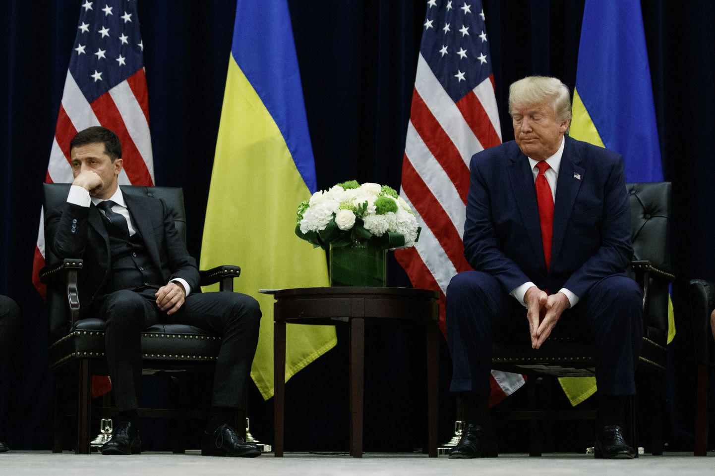 Ukraina presidendi Volodõmõr Zelenskõi ja USA presidendi Donald Trumpi kohtumine 25. septembril.