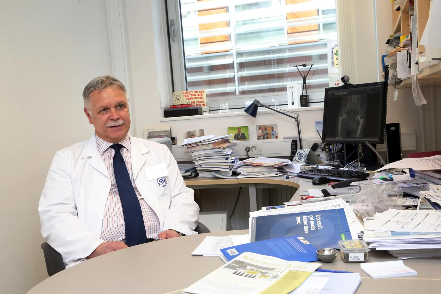 Professor Aare Märtson tänab kõiki, kes on leidnud, et ta ordenit väärt on.