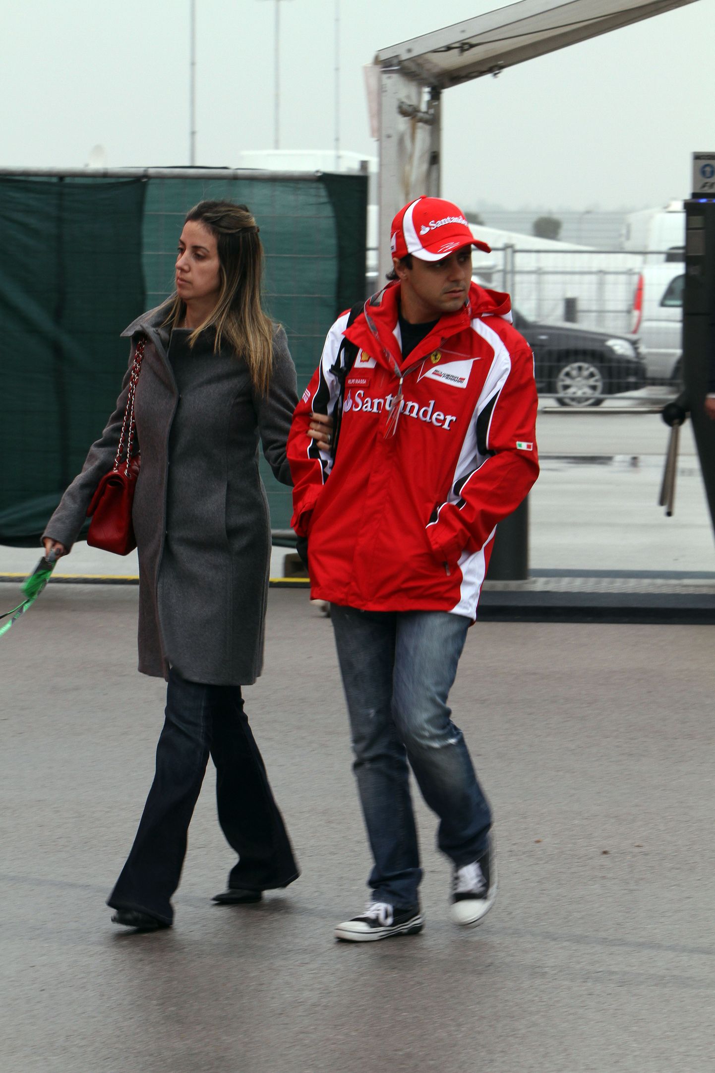 Felipe Massa koos abikaasa Raffaelaga