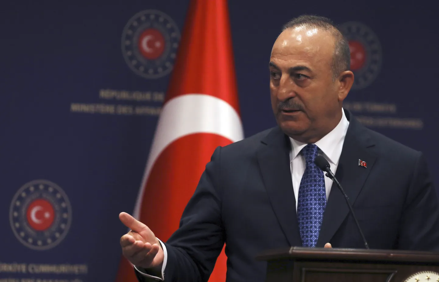 Türgi välisminister Mevlüt Çavuşoğlu.