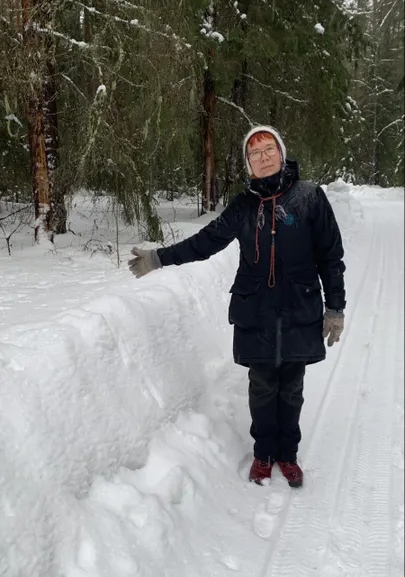 Pärnumaal on lumi vööni.