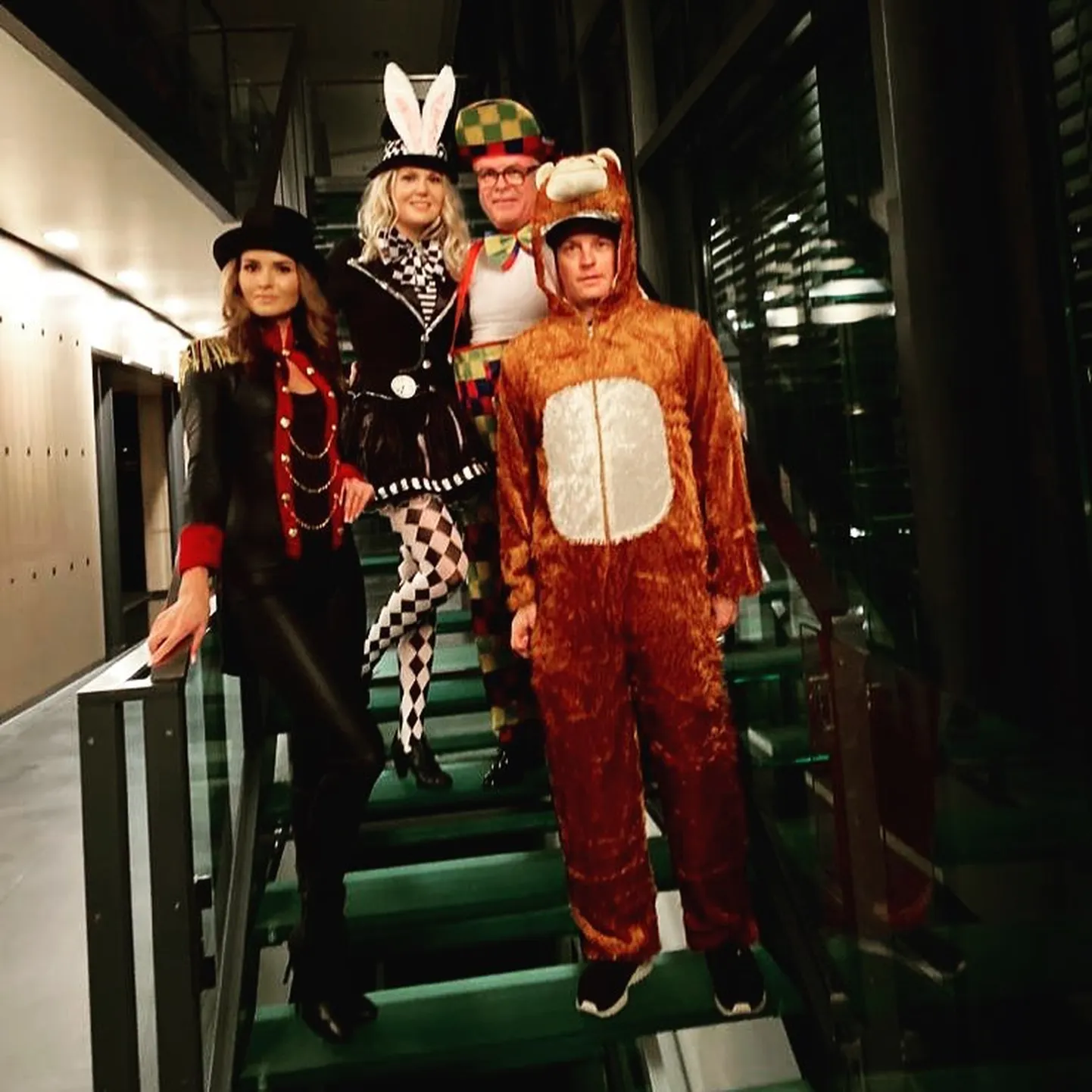 Kimi Räikkönen peokostüümis