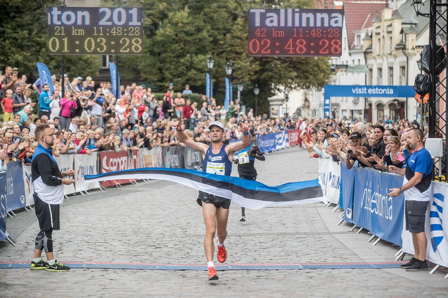 Tiidrek Nurme mullusel Tallinna maratonil. 