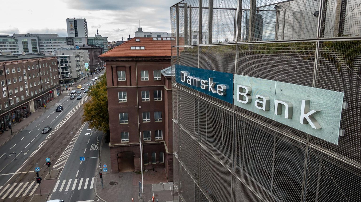Бывшее главное здание филиала банка Danske в Эстонии на Нарвском шоссе.