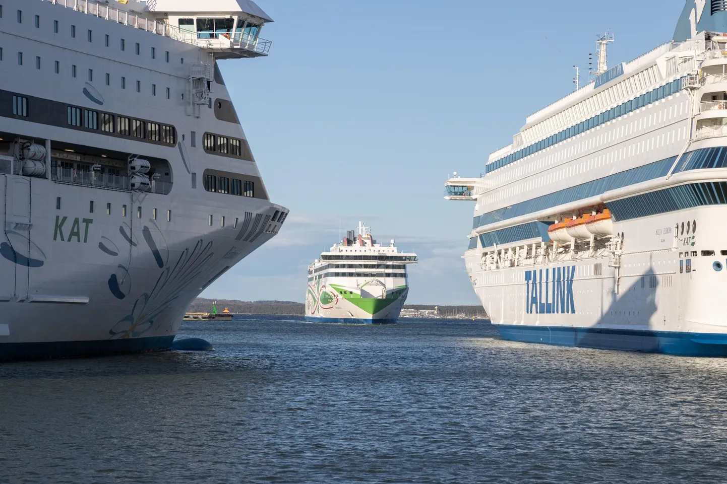 Kevadel seisid peaaegu kõik Tallinki laevad.