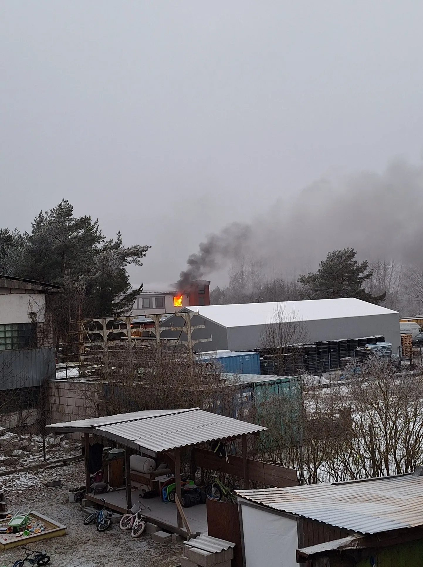 Пожар.
