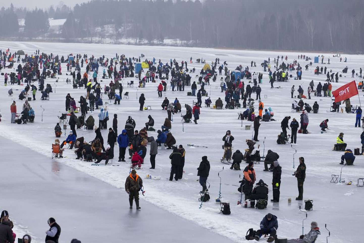 Viimati oli Viljandi järve jääl kalapidu 2015. aasta veebruaris.