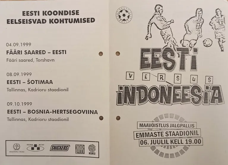 Eesti - Indoneesia kohtumise kava