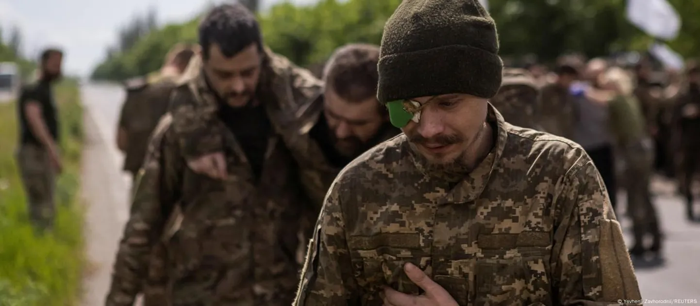 Освобожденные из российского плена украинские военные (фото из архива)