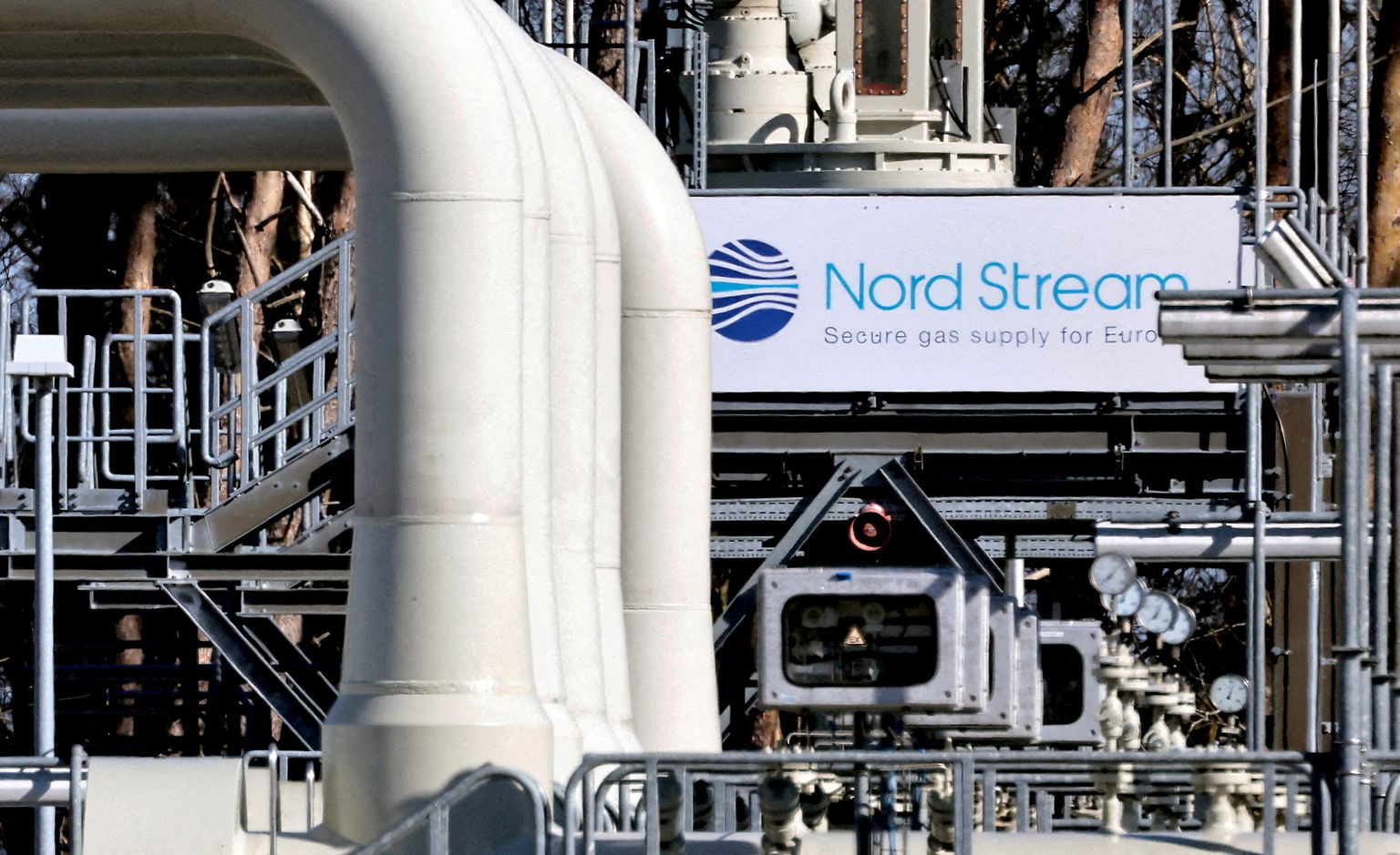 Nord Stream 1 gaasitoru Lubminis, Saksamaal.