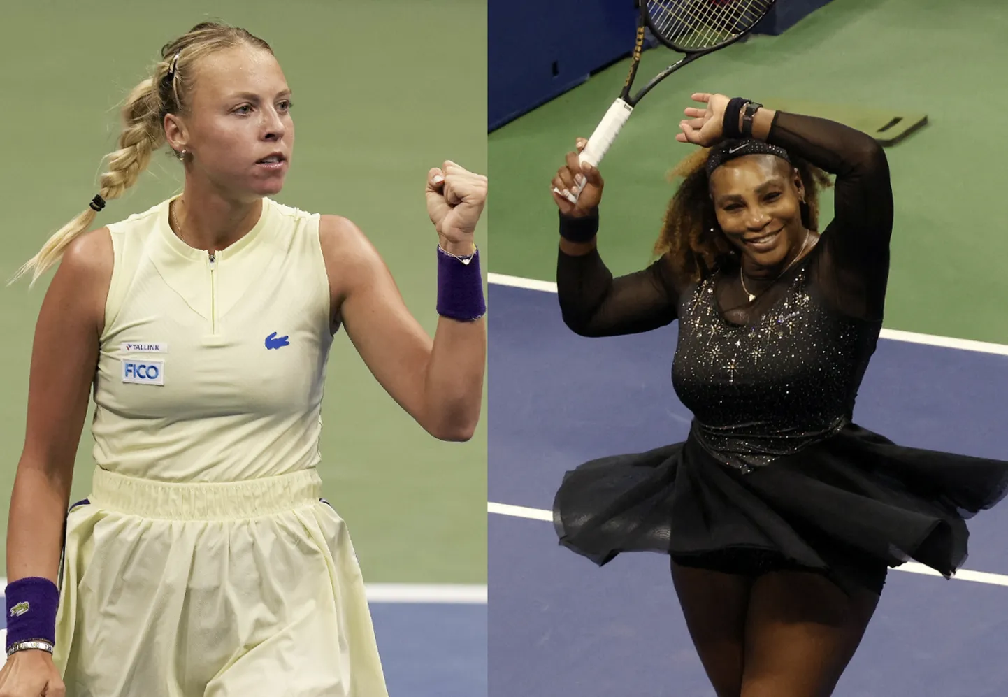 Anett Kontaveit ja Serena Williams