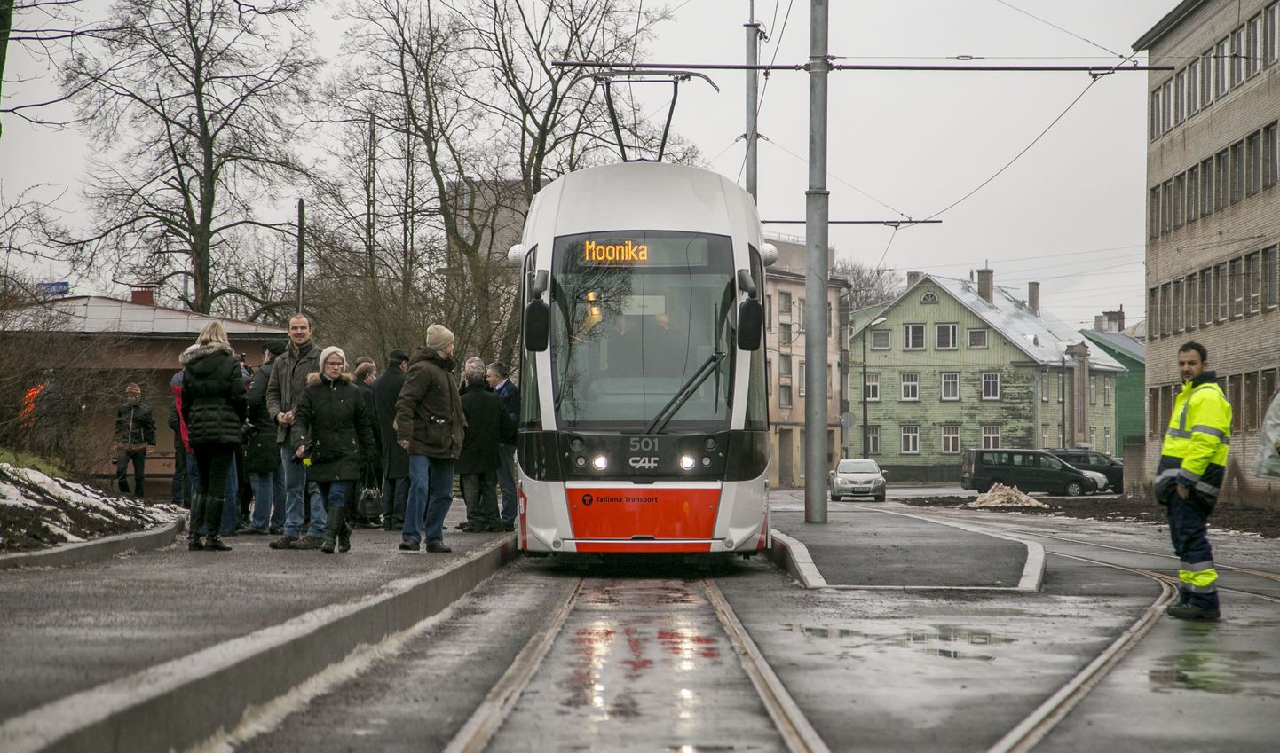 Esimene CAFi tramm teeb praegu Tallinnas proovisõite.